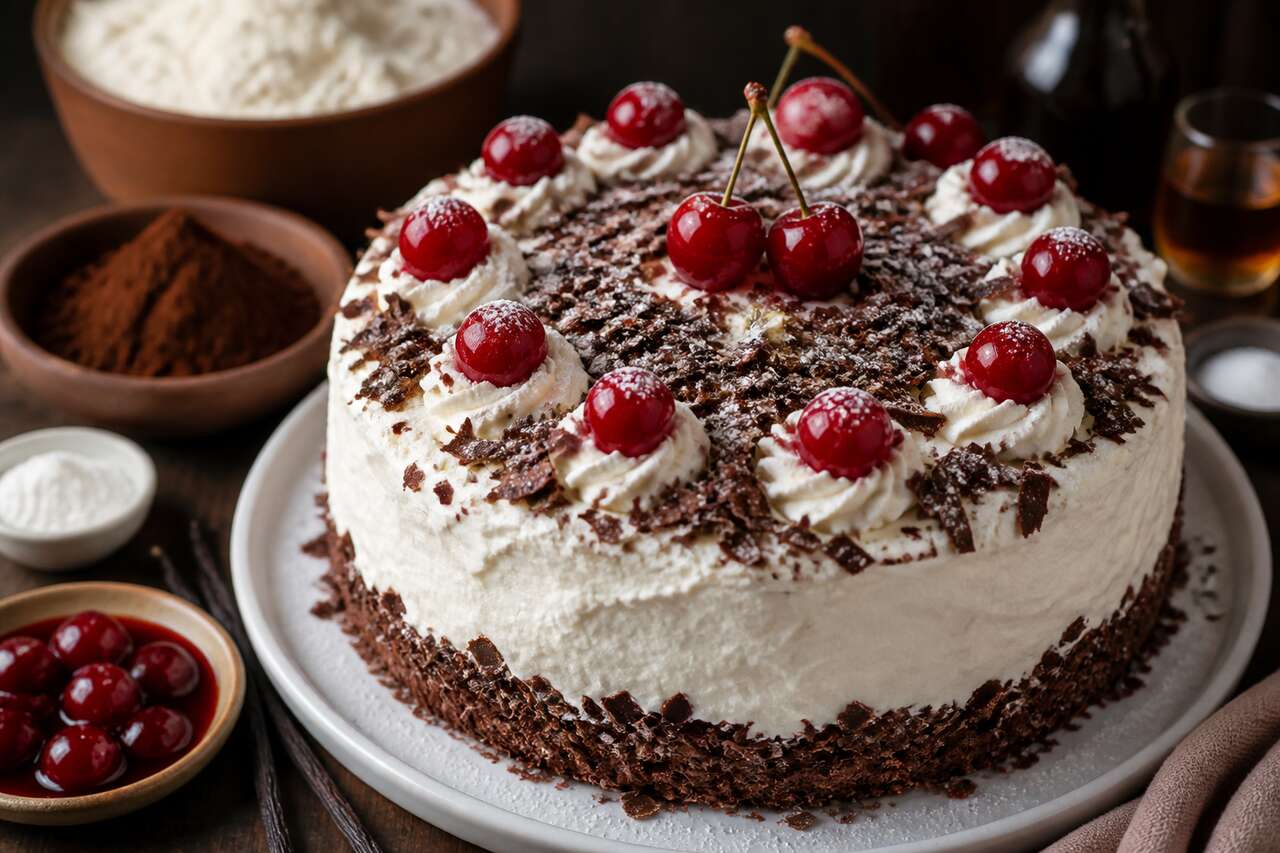 Recette du gâteau chantilly aux cerises