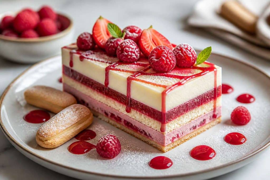 Recette d'entremets vanille et fruits rouges