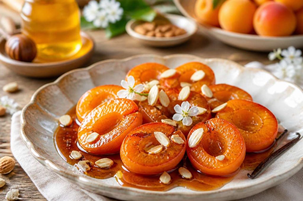 Recette facile d'abricots au miel