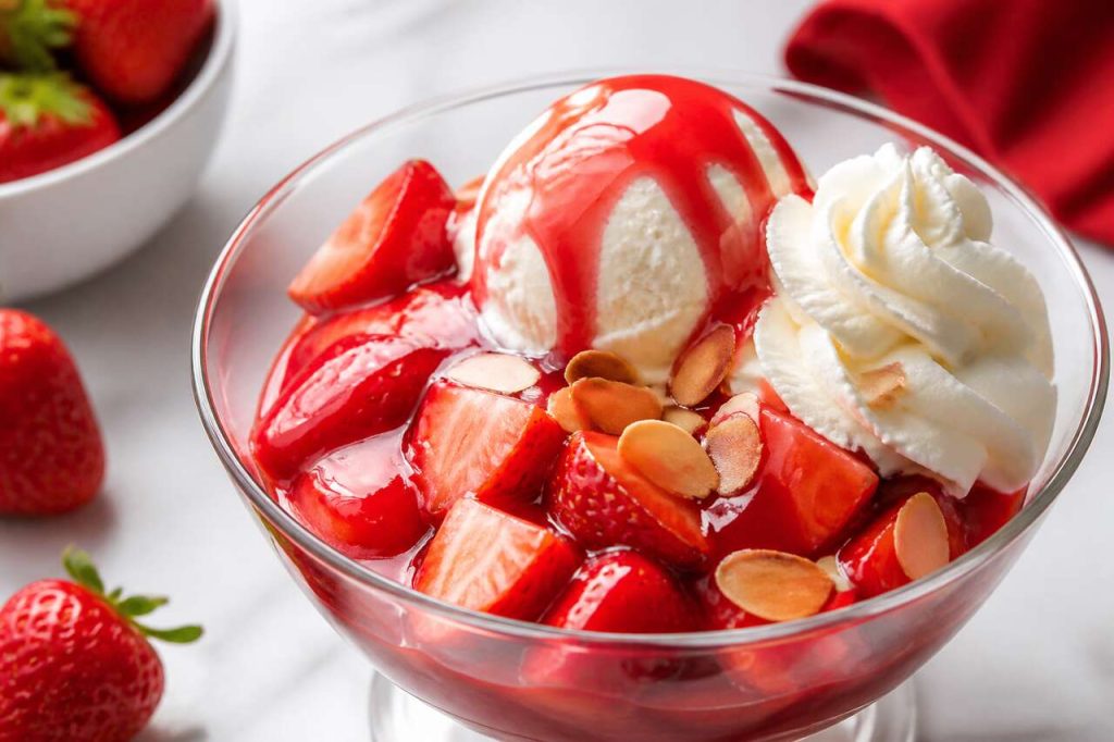 Recette des fraises Melba : un dessert frais et gourmand
