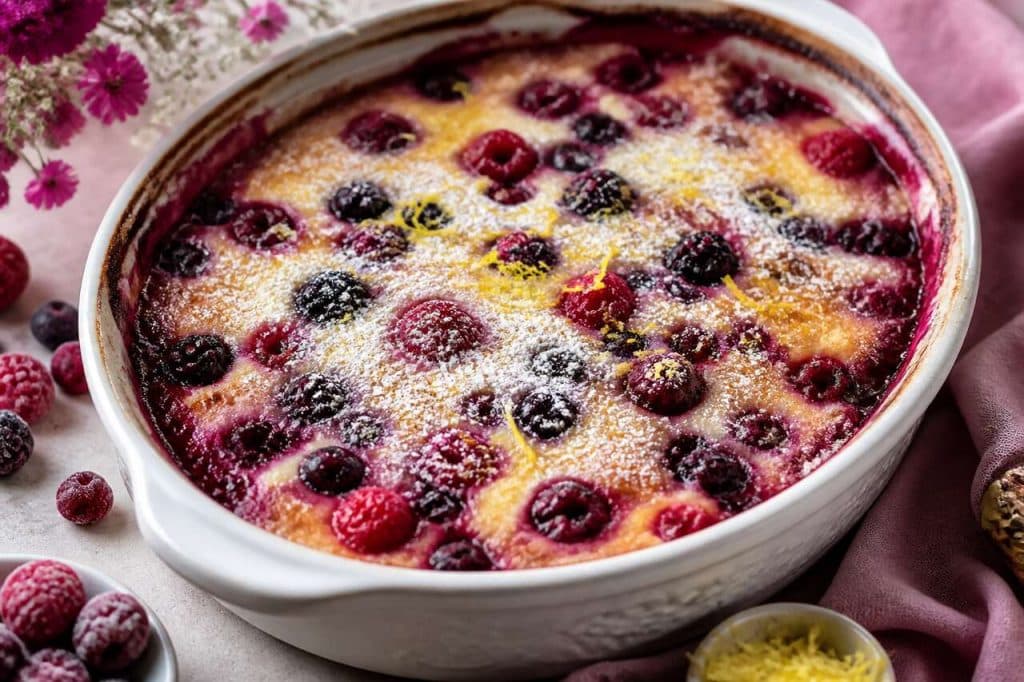 Recette du gratin de fruits rouges