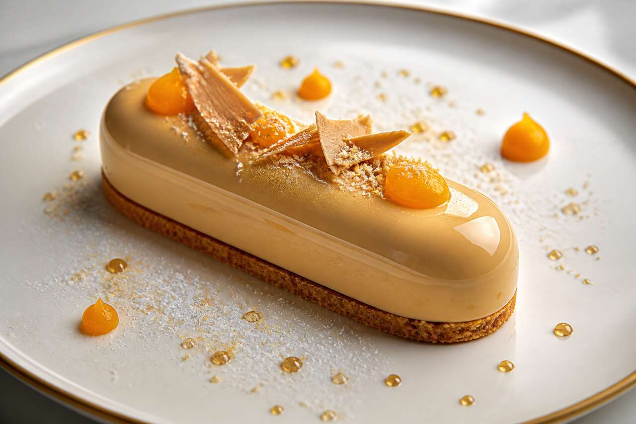 Recette d'entremets abricot et chocolat Dulcey