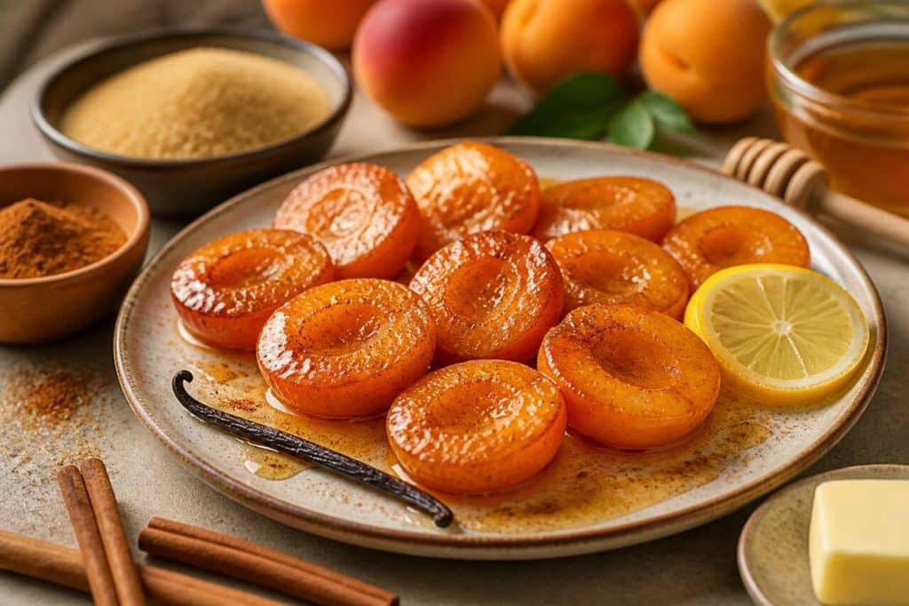 Recette d'abricots glacés à la cannelle