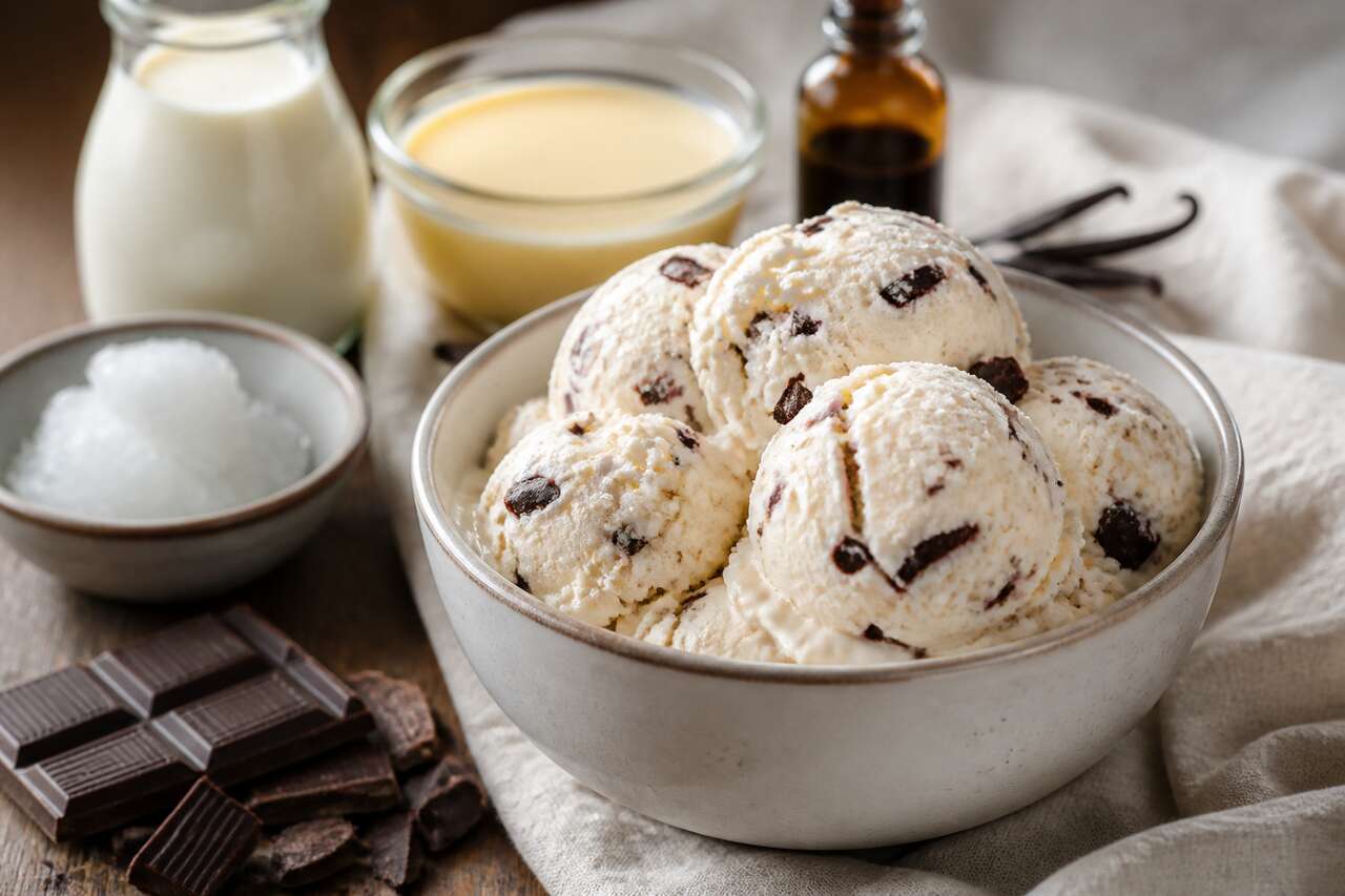 Recette de glace stracciatella maison