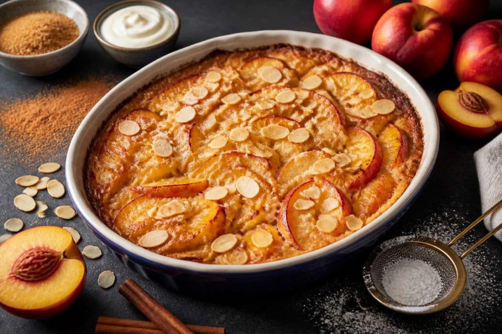 Recette facile de gratin de nectarines