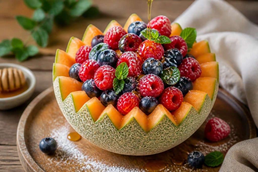 Recette du melon surprise : un dessert frais et gourmand