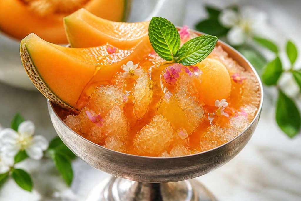 Recette facile de granité de melon au miel