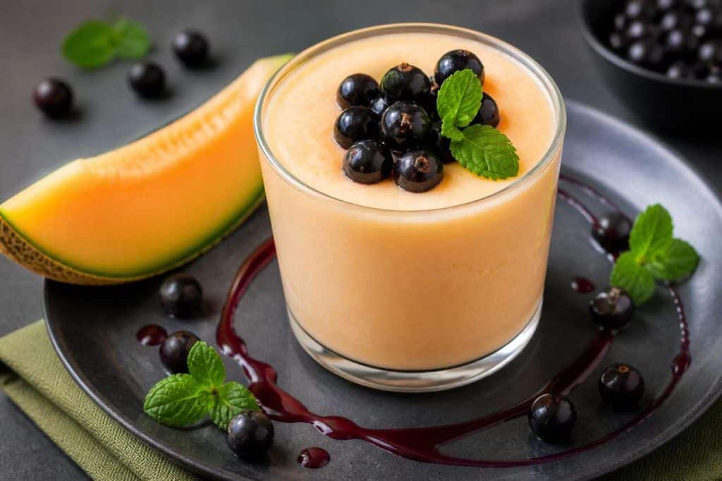 Recette de mousse de melon au cassis