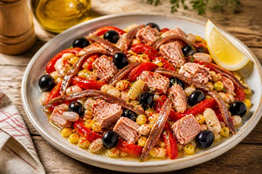 Recette de la salade basque d'Annick : fraîche et savoureuse