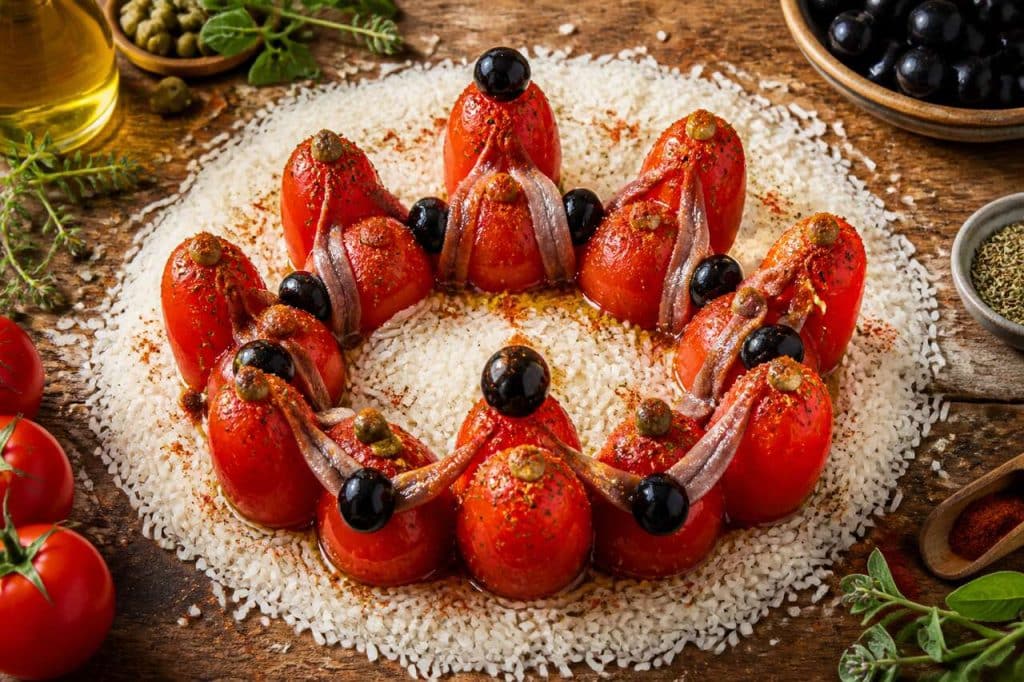 Recette de couronne de tomates : un plat original et savoureux