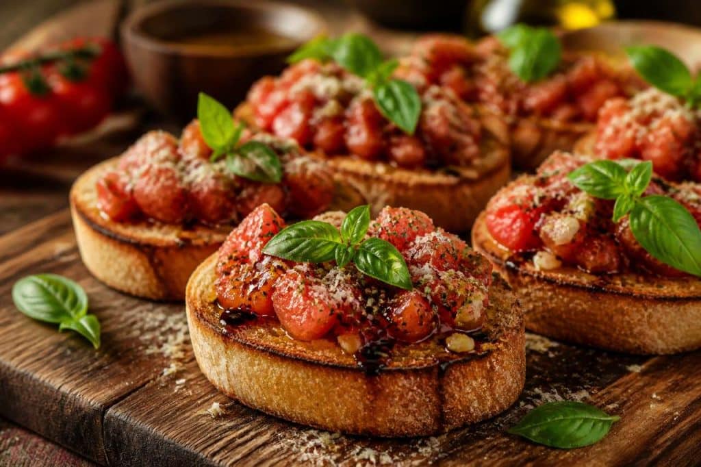 Recette facile de crostinis de tomates croustillants et savoureux