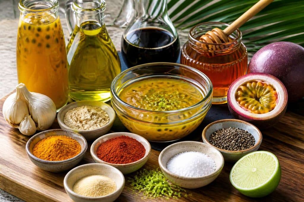 Recette de marinade aux fruits de la passion