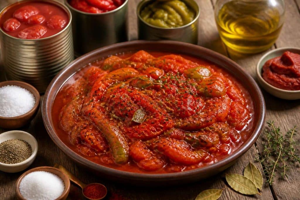 Recette de tomates basquaises : simple et savoureuse