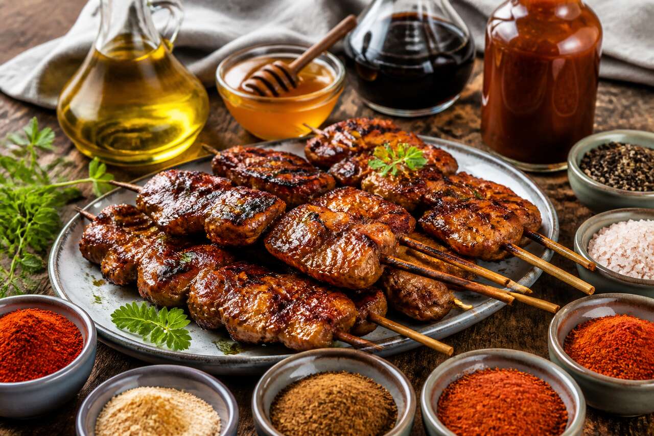 Recette de brochettes de lapin sauce barbecue
