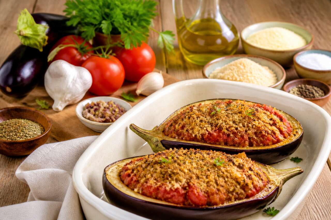 Recette d'aubergines provençales de Laurence : simple et savoureuse