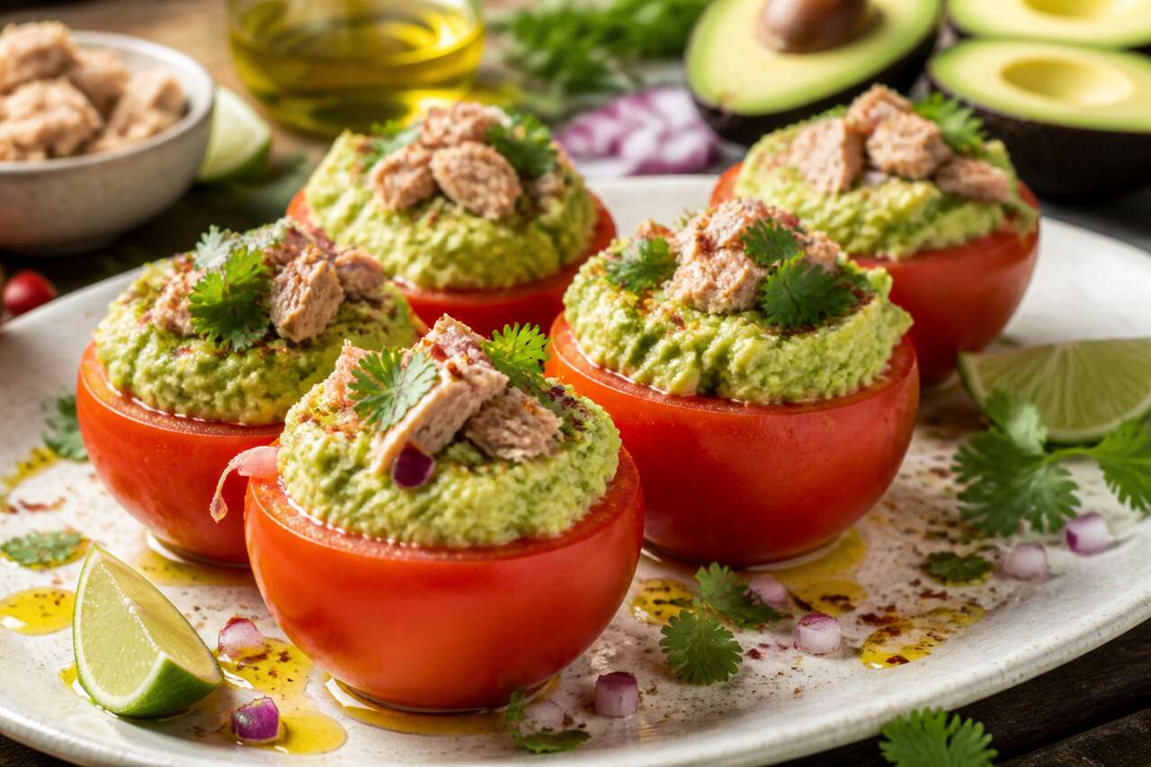 Recette de tomates farcies à l'avocat : fraîche et facile à préparer