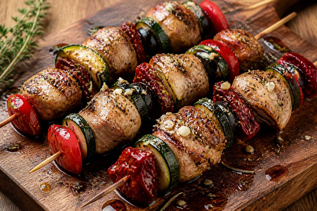 Recette de brochettes de cailles à la provençale