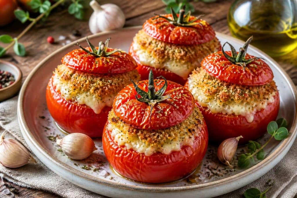 Recette de tomates farcies à la mozzarella