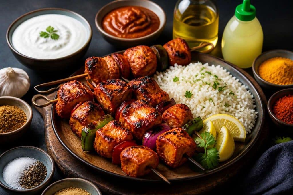 Recette de brochettes tikka : saveurs indiennes au rendez-vous