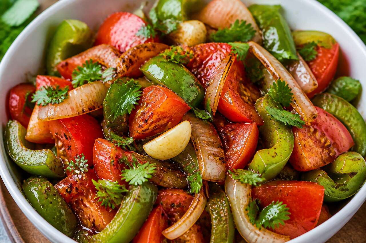 Recette de salade aux piments de Nadjet