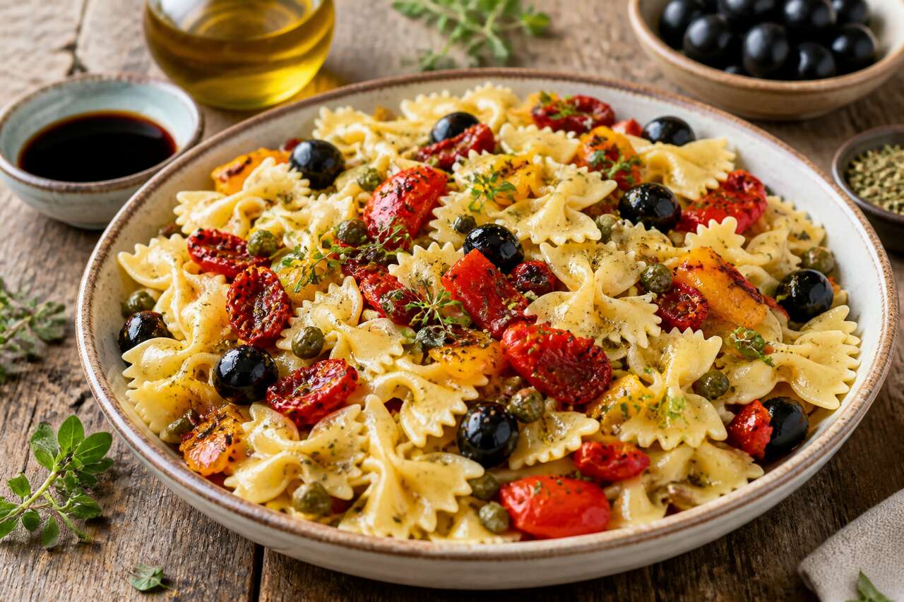 Recette de salade de farfalles à la bohémienne : un plat frais et savoureux