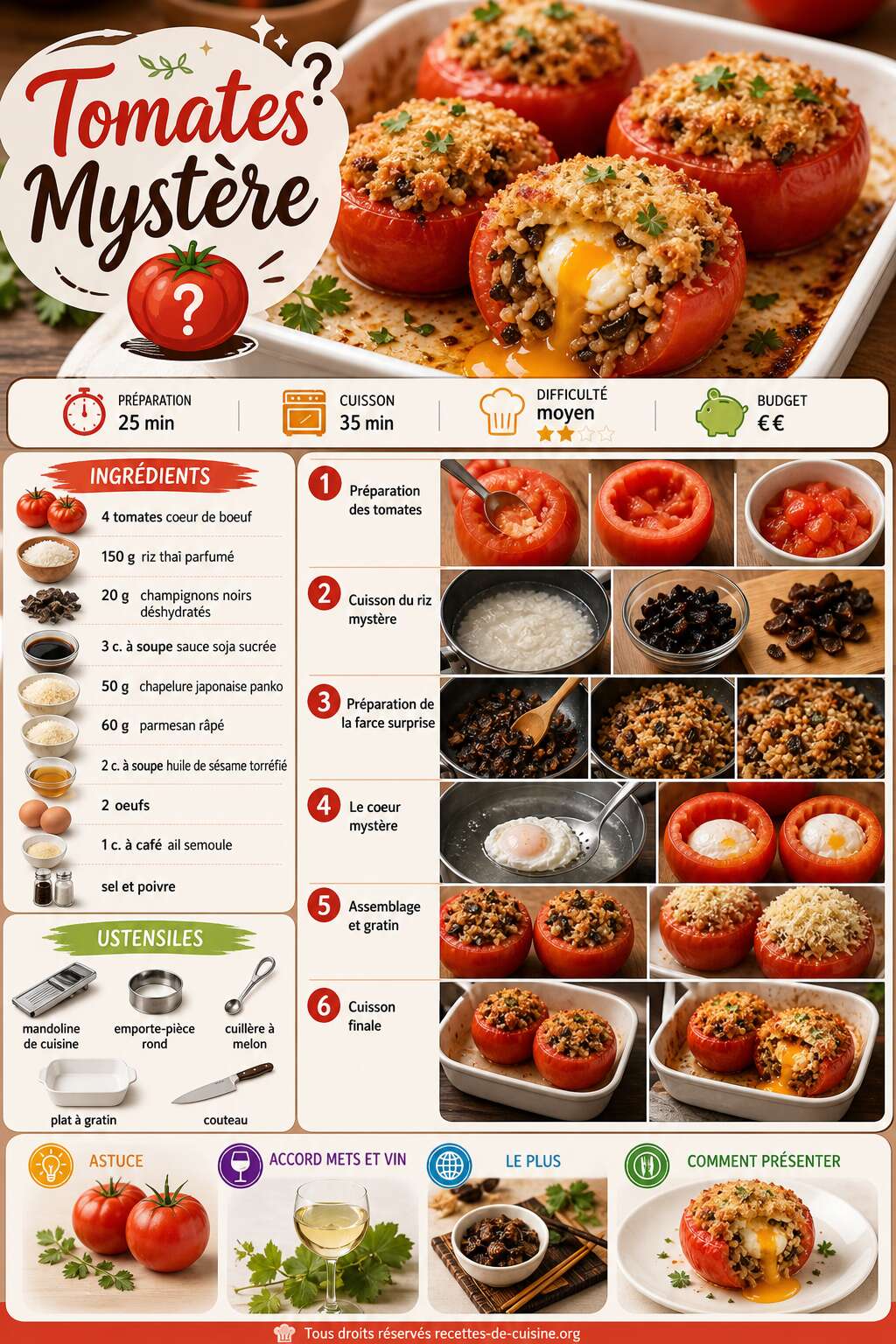 Fiche recette Recette de tomates mystère : un plat original et surprenant Fiche recette Recette de tomates mystère : un plat original et surprenant