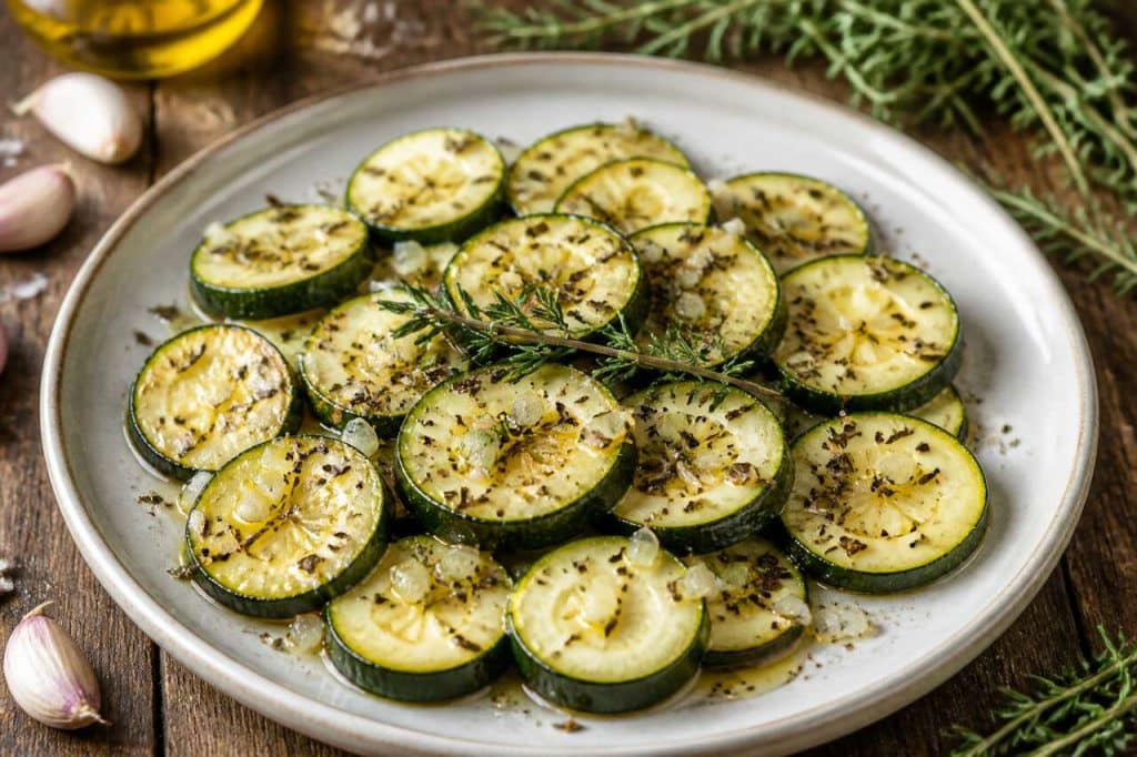 Recette facile de courgettes aux herbes de Provence