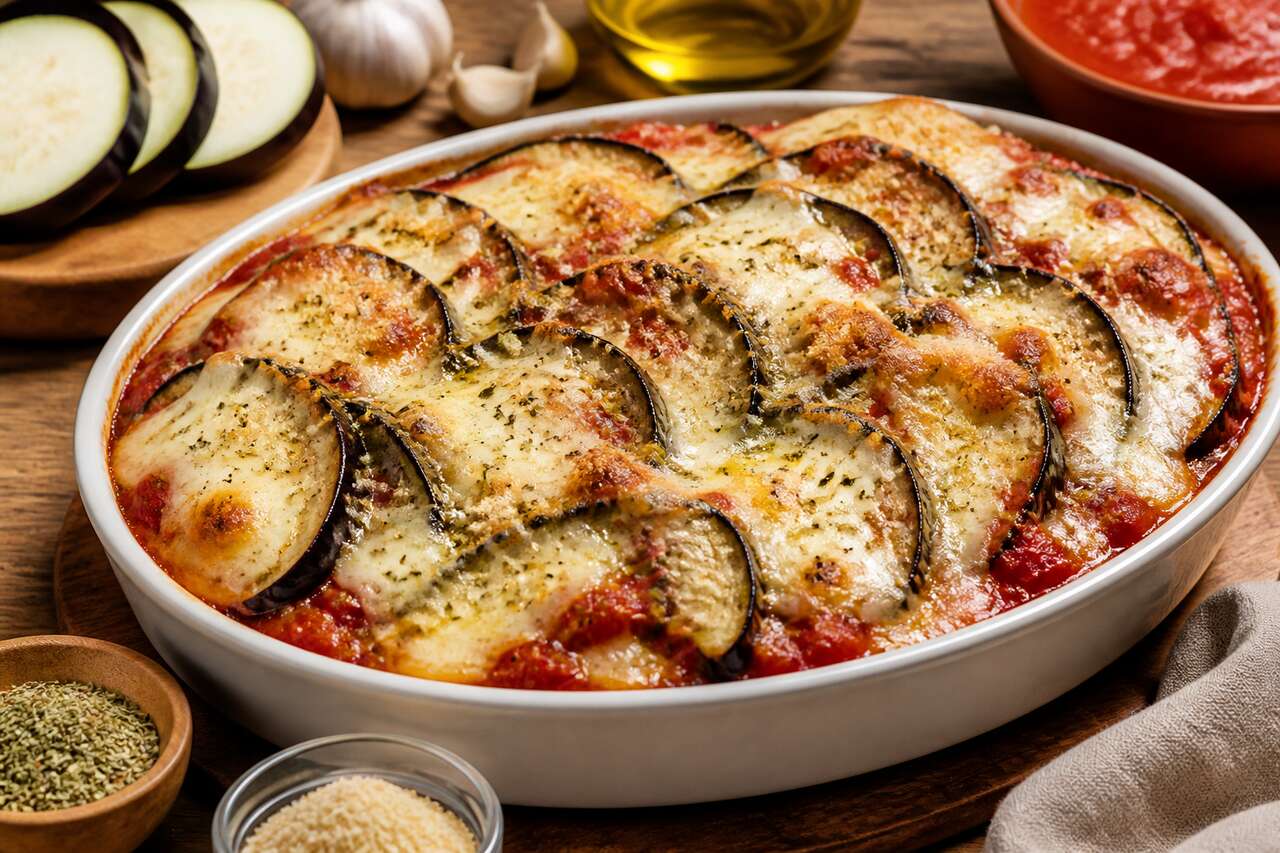 Recette facile de gratin d'aubergines fondant et gourmand