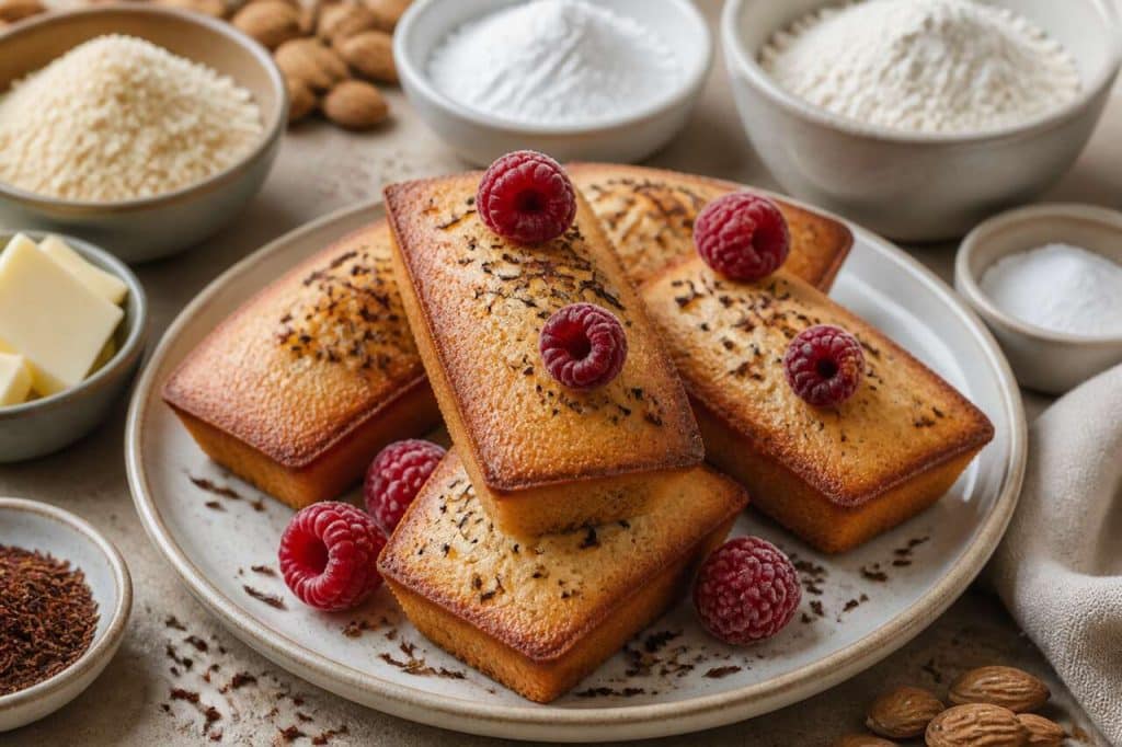Recette de financiers aux framboises et rooibos