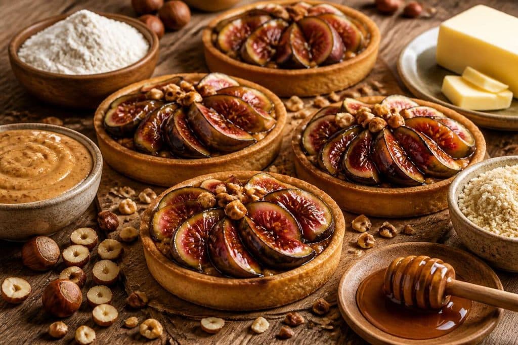 Tartelettes aux figues et praliné de Thierry Mulhaupt