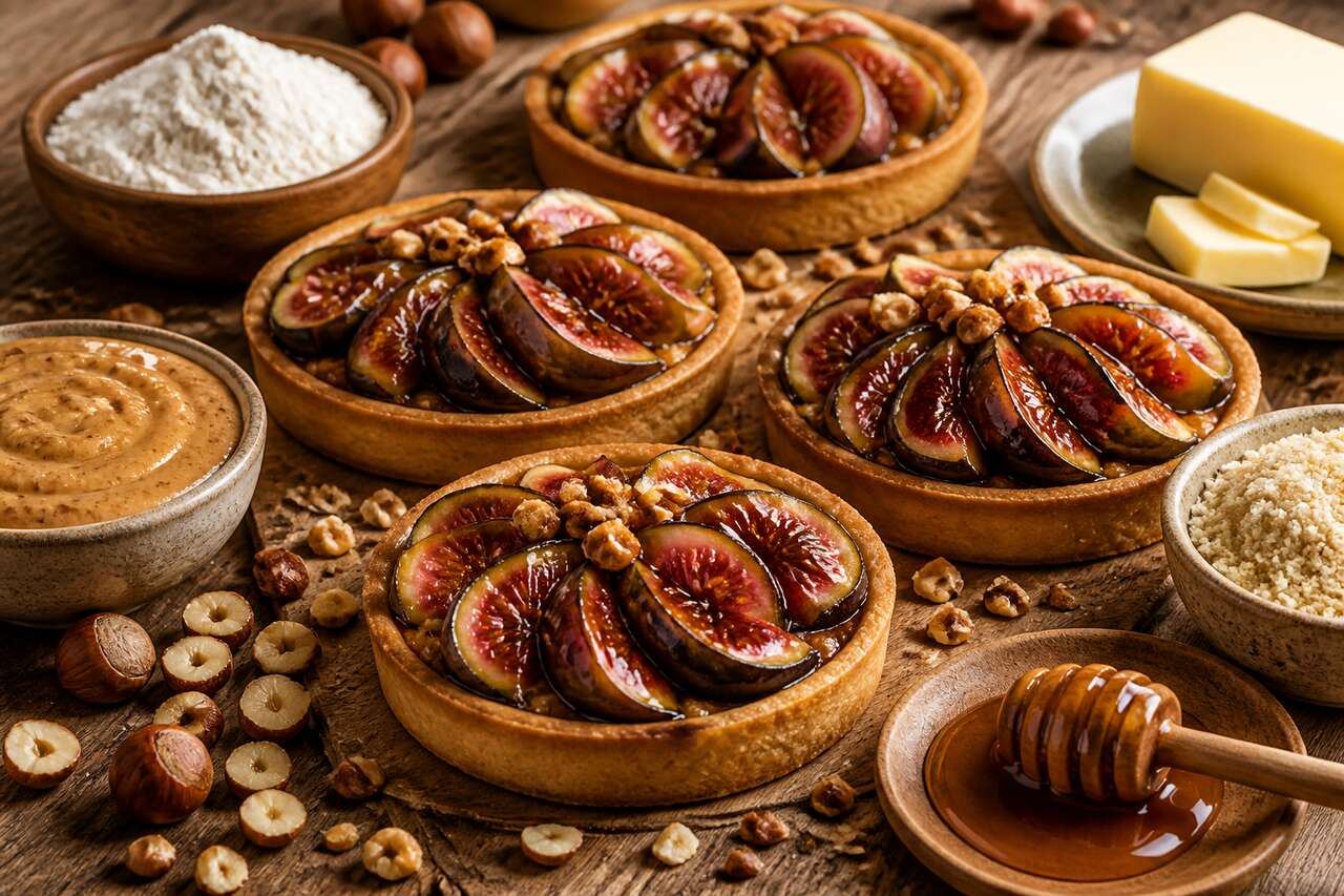 Tartelettes aux figues et praliné de Thierry Mulhaupt