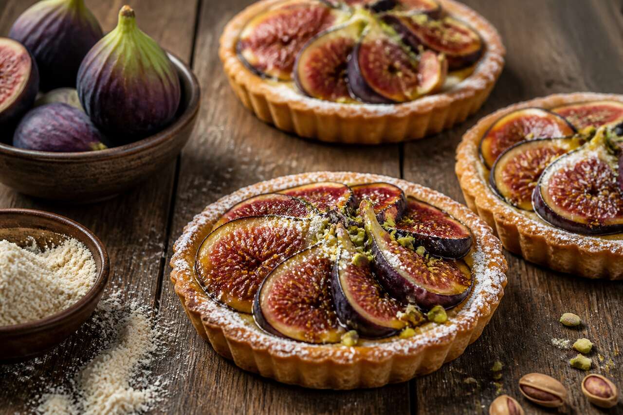 Recette de tartelettes aux figues fraîches
