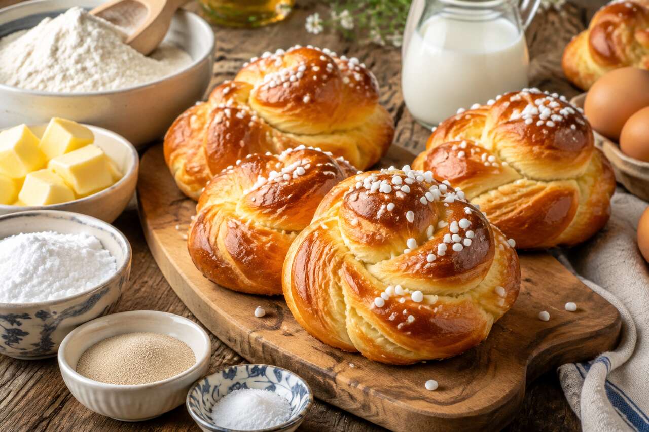 Recette de brioches feuilletées maison