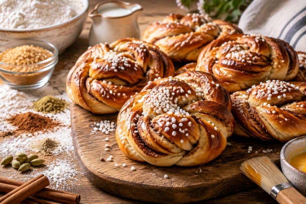 Recette des kanelbullar, les brioches suédoises à la cannelle