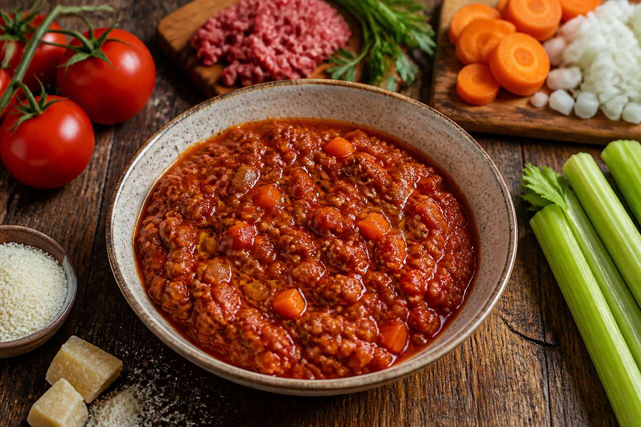 Recette de sauce tomate alla bolognese : simple et savoureuse