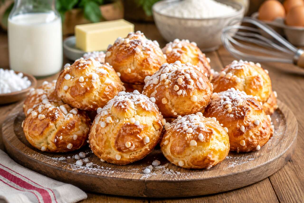 Recette de chouquettes maison moelleuses et croustillantes