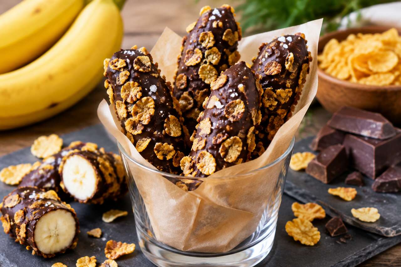 Recette de fingers banane chocolat croustillants et gourmands