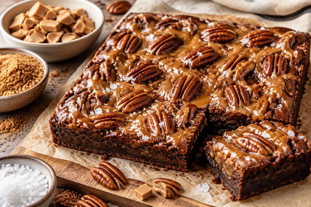 Recette du brownie au Dulcey et noix de pécan