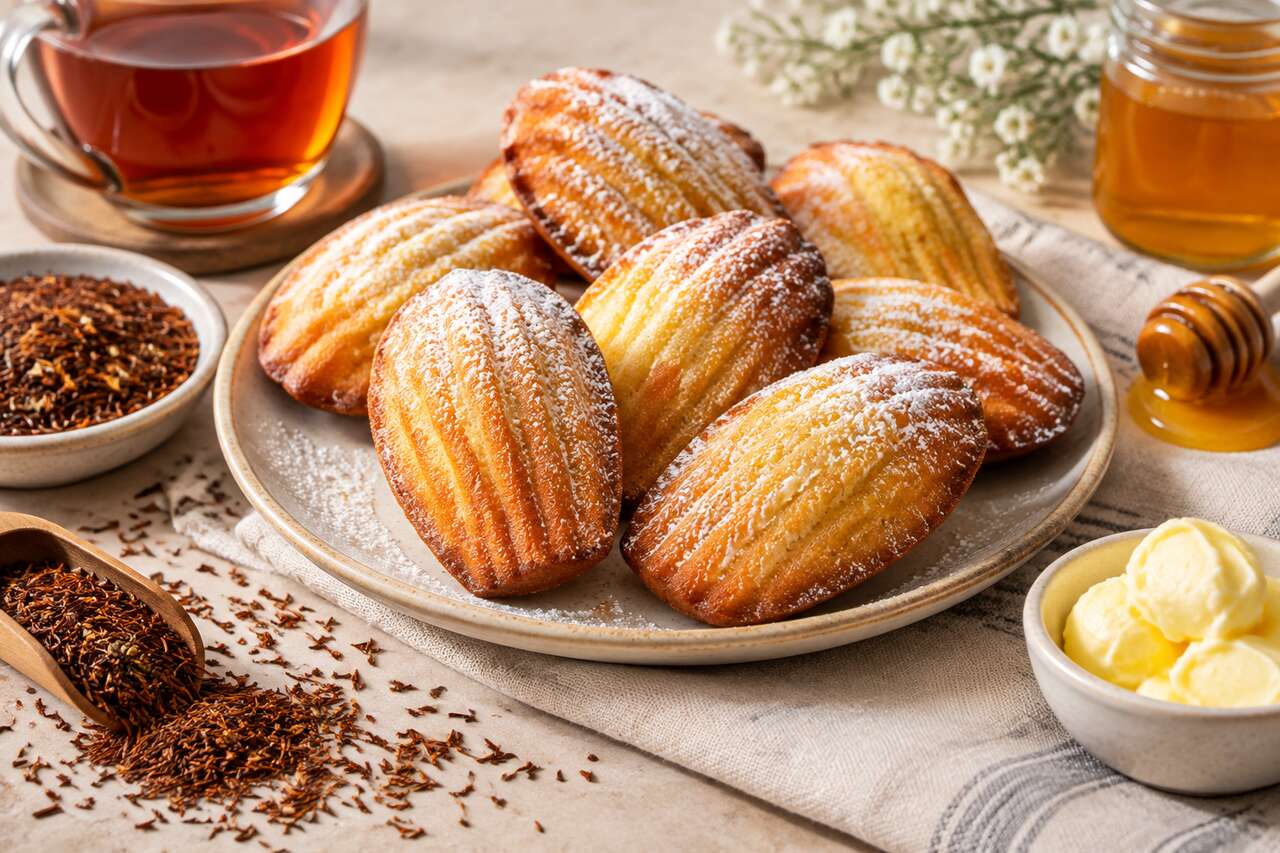 Recette de madeleines au rooibos