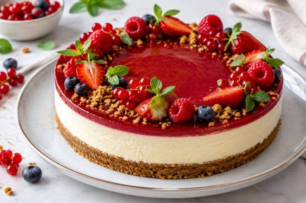 Recette d'entremets cheesecake