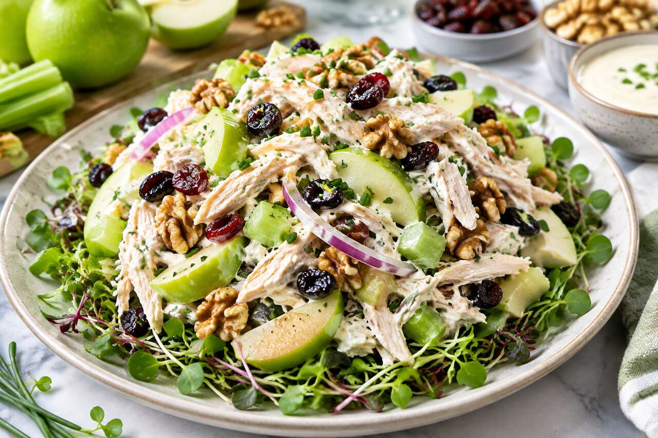 La recette de la salade de poulet d'Alice