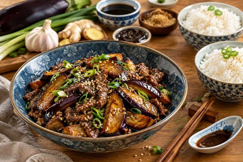 Recette de bœuf à l'aubergine facile et savoureuse