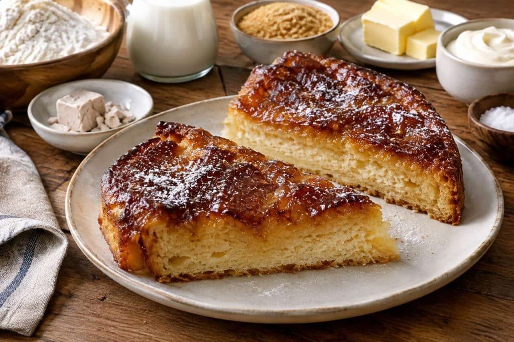Recette de la tarte au sucre moelleuse et fondante