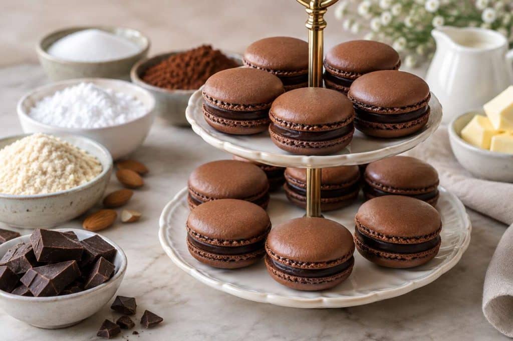 Recette de macarons au chocolat
