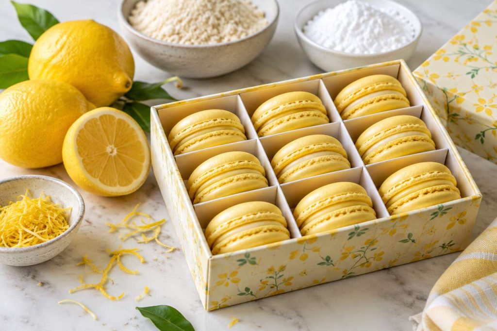 Recette de macarons au citron